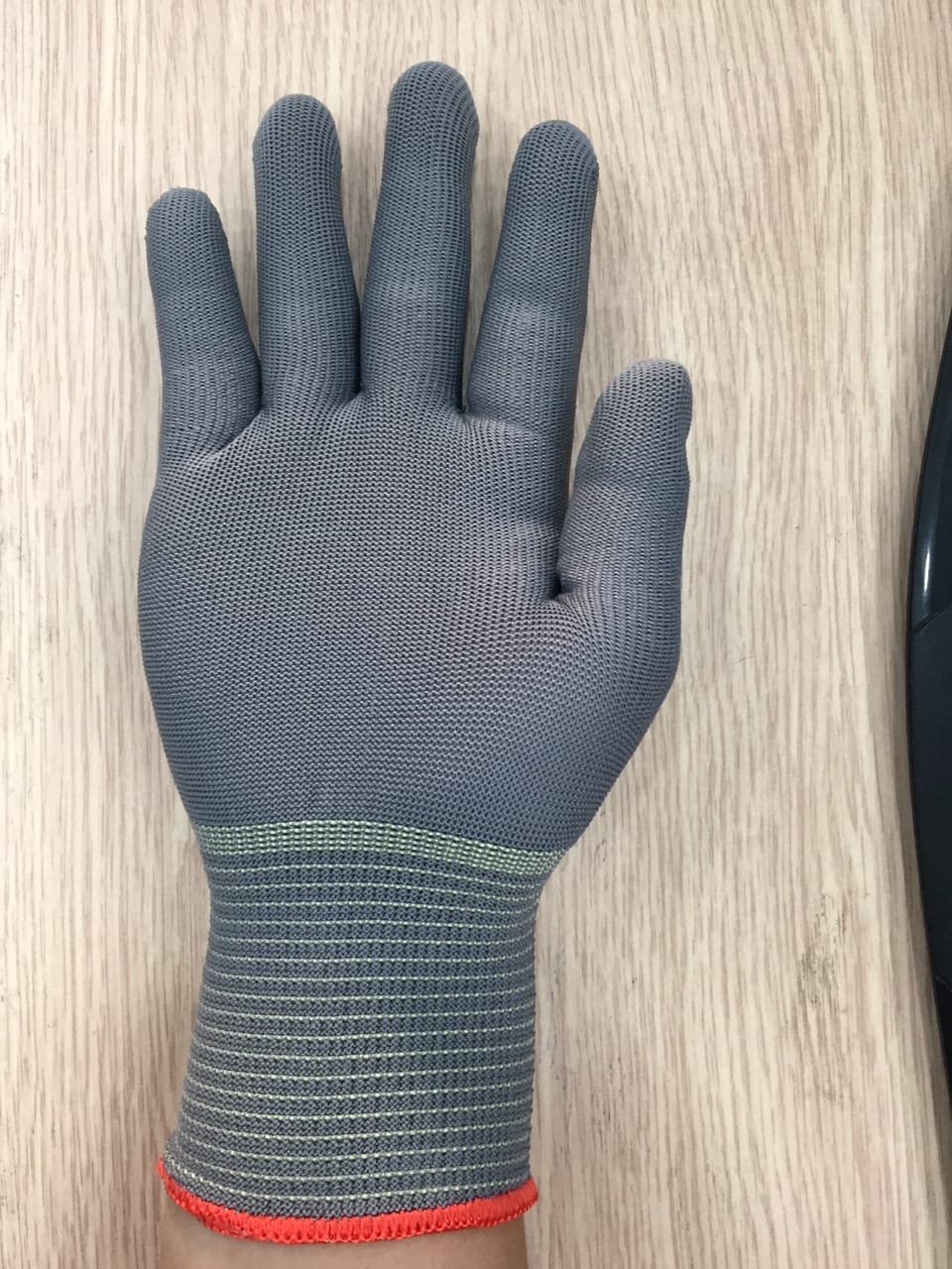 Găng tay sợi Polyester xám